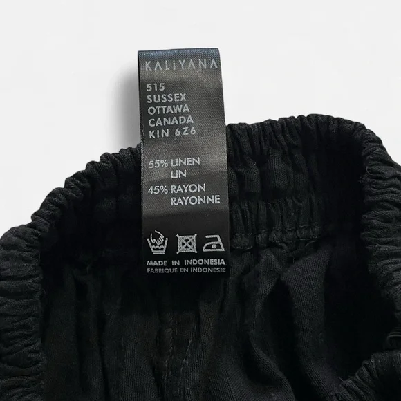 KALIYANA Linen Wide Leg Pants | Harem Lagen Look - Picture 7 of 7